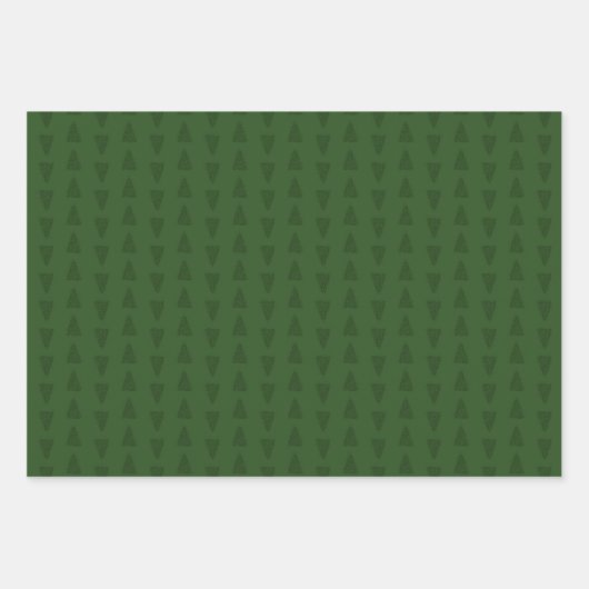 Feuille De Papier Cadeau Noël moderne (Devant 3)