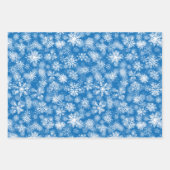 Feuille De Papier Cadeau Noël neige (Devant 3)