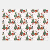 Feuille De Papier Cadeau Noël nostalgique (Devant 3)