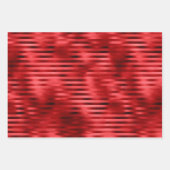 Feuille De Papier Cadeau Noël Parties scintillant rouge éclaboussures (Devant 3)