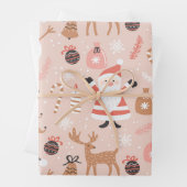 Feuille De Papier Cadeau Noël Pastel (En situation)