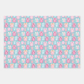 Feuille De Papier Cadeau Noël Pastel (Devant 3)