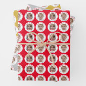 Feuille De Papier Cadeau Noël photo personnalisée (En situation)