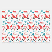 Feuille De Papier Cadeau Noël Ping Pong (Devant 3)