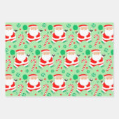 Feuille De Papier Cadeau Noël Ping Pong (Devant)