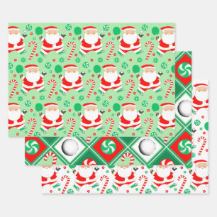 Feuille De Papier Cadeau Noël Ping Pong