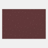 Feuille De Papier Cadeau Noël plaid classique rouge vacances (Devant 2)