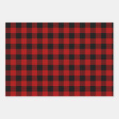 Feuille De Papier Cadeau Noël Plaid coloré (Devant 2)