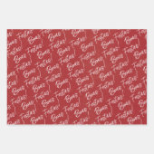 Feuille De Papier Cadeau Noël portugais (Devant 2)