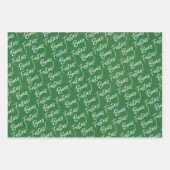 Feuille De Papier Cadeau Noël portugais (Devant)