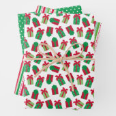 Feuille De Papier Cadeau Noël présent (En situation)