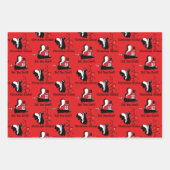 Feuille De Papier Cadeau Noël pue ! Ensemble cadeau de vacances (Devant)