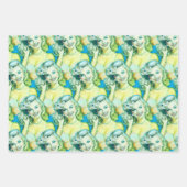 Feuille De Papier Cadeau Noël Retro Avon (Devant 3)