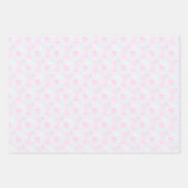 Feuille De Papier Cadeau Noël rose mou (Devant 3)