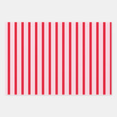 Feuille De Papier Cadeau Noël Rouge rose moderne (Devant 2)