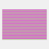 Feuille De Papier Cadeau Noël Rouge Rouge Chaud Rose (Devant 2)