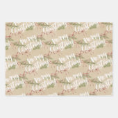 Feuille De Papier Cadeau Noël Russe Agrumes de vacances épice (Devant 2)