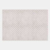 Feuille De Papier Cadeau Noël rustique neutre (Devant 3)