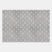 Feuille De Papier Cadeau Noël rustique neutre (Devant 2)