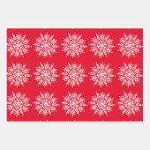 Feuille De Papier Cadeau Noël rustique traditionnel (Devant 3)