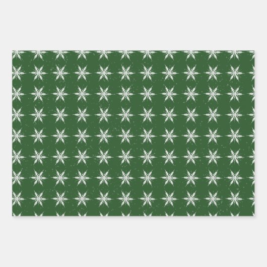 Feuille De Papier Cadeau Noël rustique traditionnel (Devant 2)