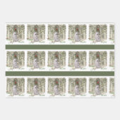 Feuille De Papier Cadeau Noël Samoyé (Devant)