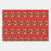 Feuille De Papier Cadeau Noël sanglant (Devant)