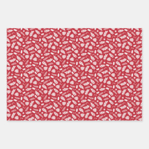 Feuille De Papier Cadeau Noël scandinave