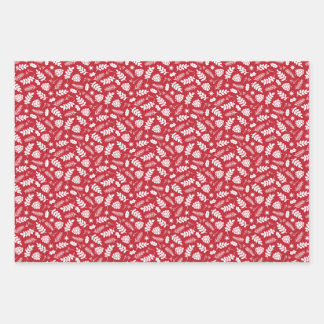 Feuille De Papier Cadeau Noël scandinave
