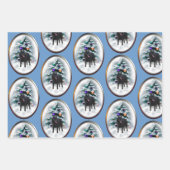 Feuille De Papier Cadeau Noël Schipperke (Devant)