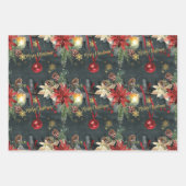 Feuille De Papier Cadeau Noël Splendor brillant (Devant 3)