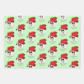 Feuille De Papier Cadeau Noël Stocker mignonne Calico Kitten (Devant 3)