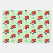 Feuille De Papier Cadeau Noël Stocker mignonne Calico Kitten (Devant 2)