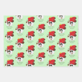 Feuille De Papier Cadeau Noël Stocker mignonne Calico Kitten (Devant)