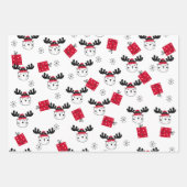 Feuille De Papier Cadeau Noël traditionnel (Devant 3)