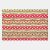 Feuille De Papier Cadeau Noël Très Vintage (Devant)