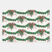 Feuille De Papier Cadeau Noël Très Vintage (Devant 2)