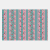 Feuille De Papier Cadeau Noël tropical - Ananas Pink moderne (Devant 3)