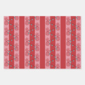 Feuille De Papier Cadeau Noël tropical - Ananas Pink moderne (Devant)