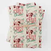 Feuille De Papier Cadeau Noël Vacances Fou À propos de Noël (En situation)