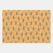 Feuille De Papier Cadeau Noël Vacances Motif Moderne Bauble (Devant 2)