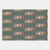 Feuille De Papier Cadeau Noël Vache Lover Cadeau Funny Vacances ferme (Devant)