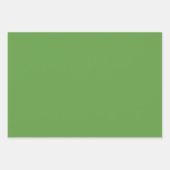 Feuille De Papier Cadeau Noël vert or (Devant 3)