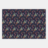 Feuille De Papier Cadeau Noël victorien (Devant 3)