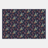 Feuille De Papier Cadeau Noël victorien (Devant 2)