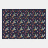 Feuille De Papier Cadeau Noël victorien (Devant)