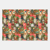 Feuille De Papier Cadeau Noël victorien (Devant 2)