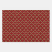 Feuille De Papier Cadeau Noël victorien Heirloom Holiday (Devant 2)