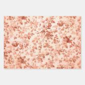 Feuille De Papier Cadeau Noël vintage (Devant 3)