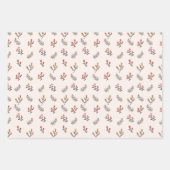 Feuille De Papier Cadeau Noël Whimsical Boho (Devant 2)